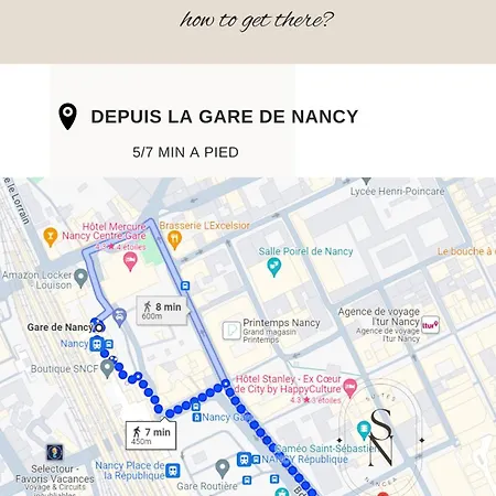 דירה L'elegance Du Centre - Gare Congres - Parking - T3 *