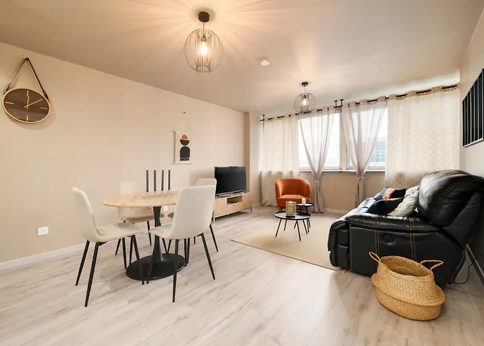 L'elegance Du Centre - Gare Congres - Parking - T3 南锡